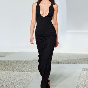 Christopher Esber Black Evening Dress Size Small